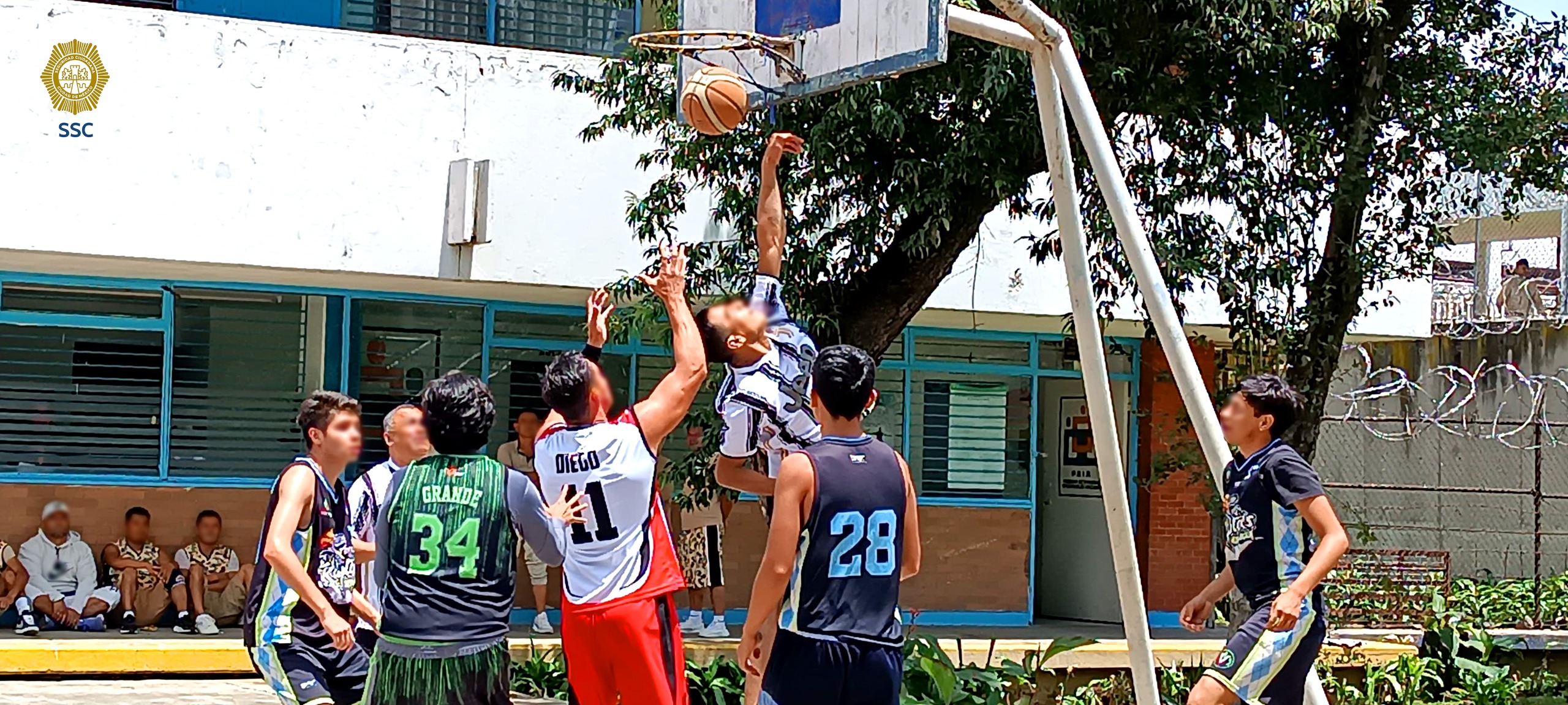 En el Reclusorio sur tuvo lugar el 1er Torneo de Verano de Básquetbol 2025