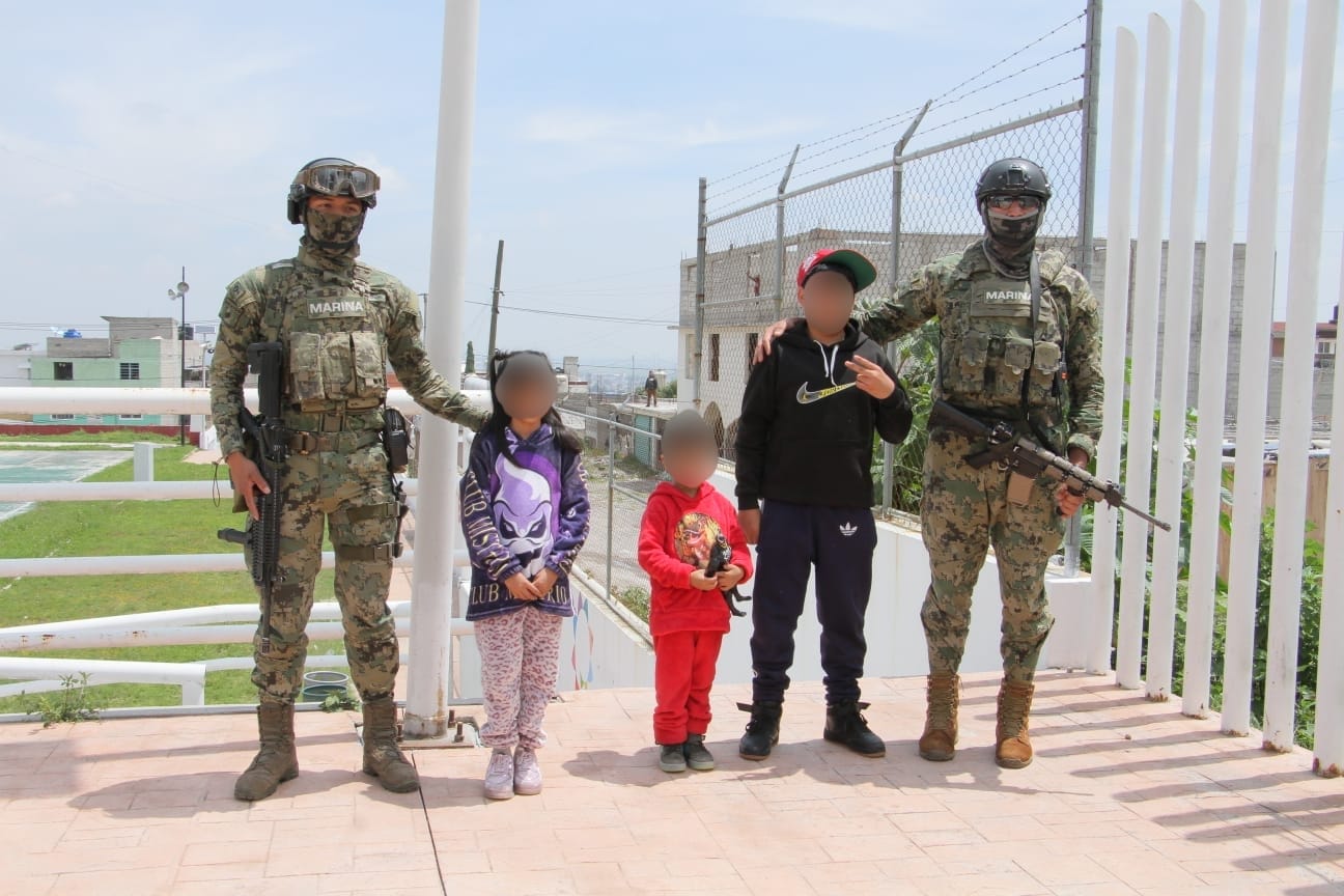 En curso de verano Ecatepec los niños conocen a la policía municipal