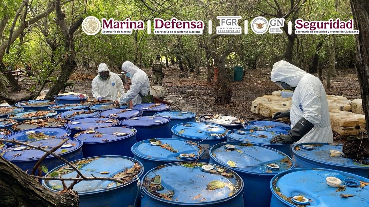 Desmantelan laboratorio de drogas sintéticas en Nayarit
