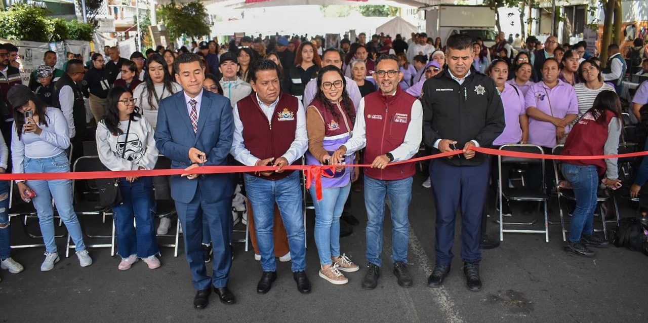 Autoridades federales y municipales inauguran en Nezahualcóyotl Las Ferias de Paz