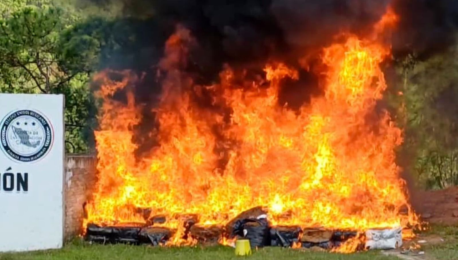 Mas de una tonelada de cocaína fue destruida por la FGR