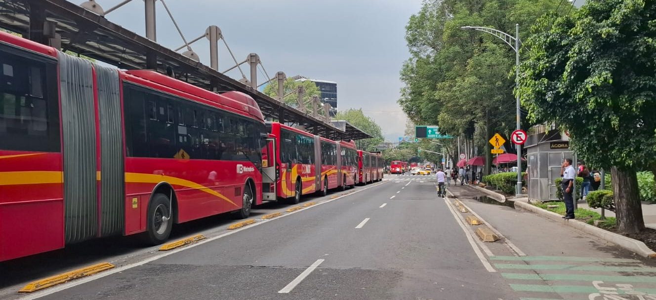Sin servicio estaciones de la Línea 1 del Metrobús