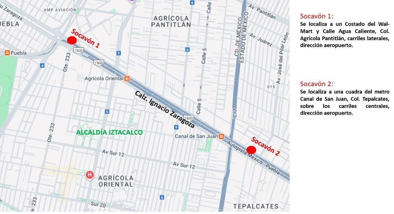 SEGIAGUA concluyó reparación de socavón de Zaragoza