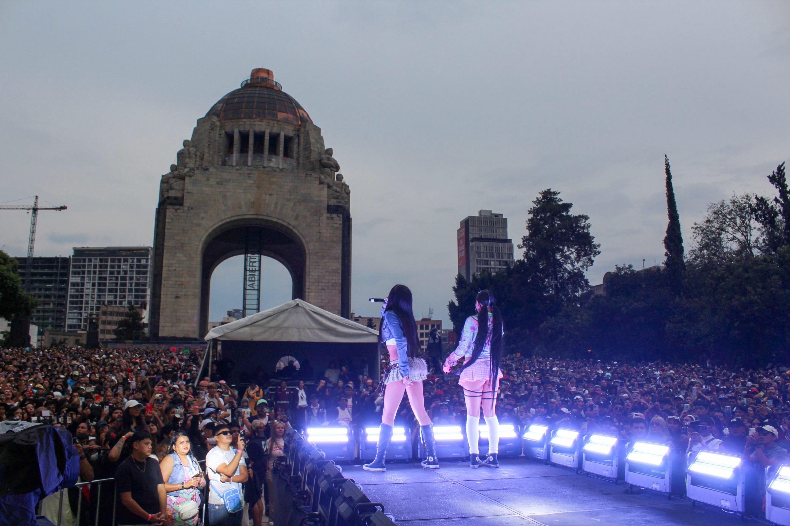 Fue un fin de semana con reguetón en el Monumento a la Revolución