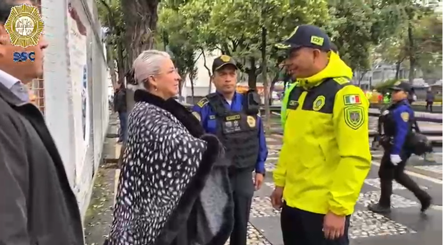 El jefe de la policía de la CDMX y sus subsecretarios realizaron recorridos por escuelas