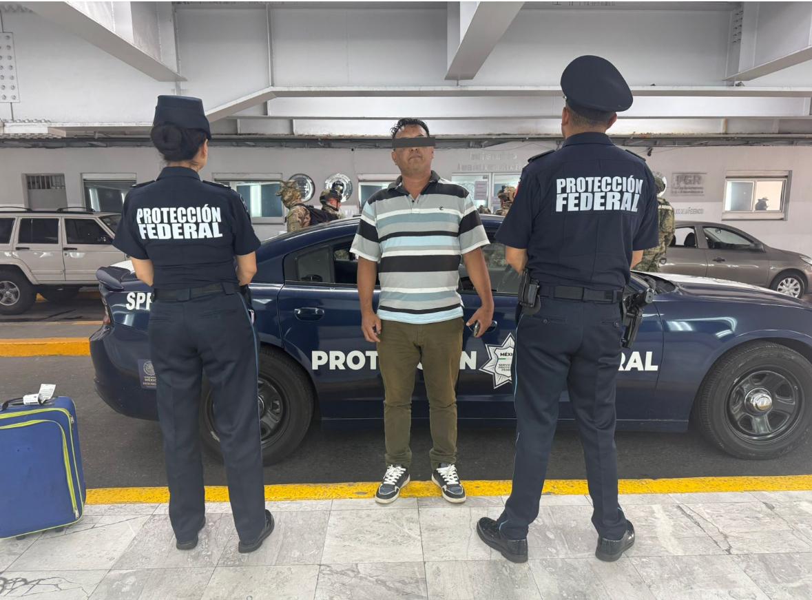 Luego de cuatro años de evadir la acción de la justicia es detenido en el AICM