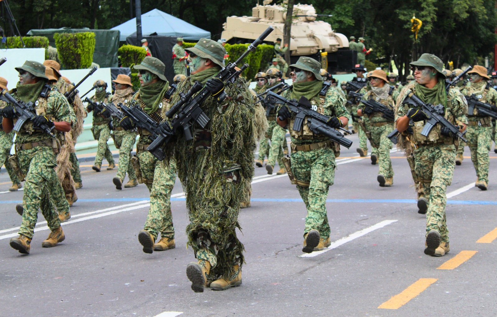 Fuerzas Armadas concluyó sus preparativos para el desfile militar del 16 de septiembre