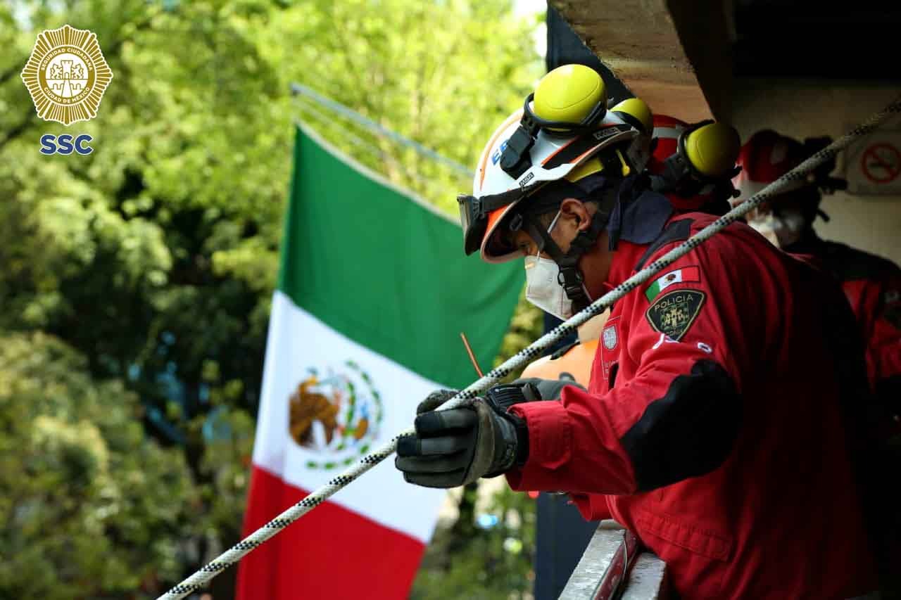 ERUM realizó simulación de rescate en 2o Simulacro Nacional de sismo 2025