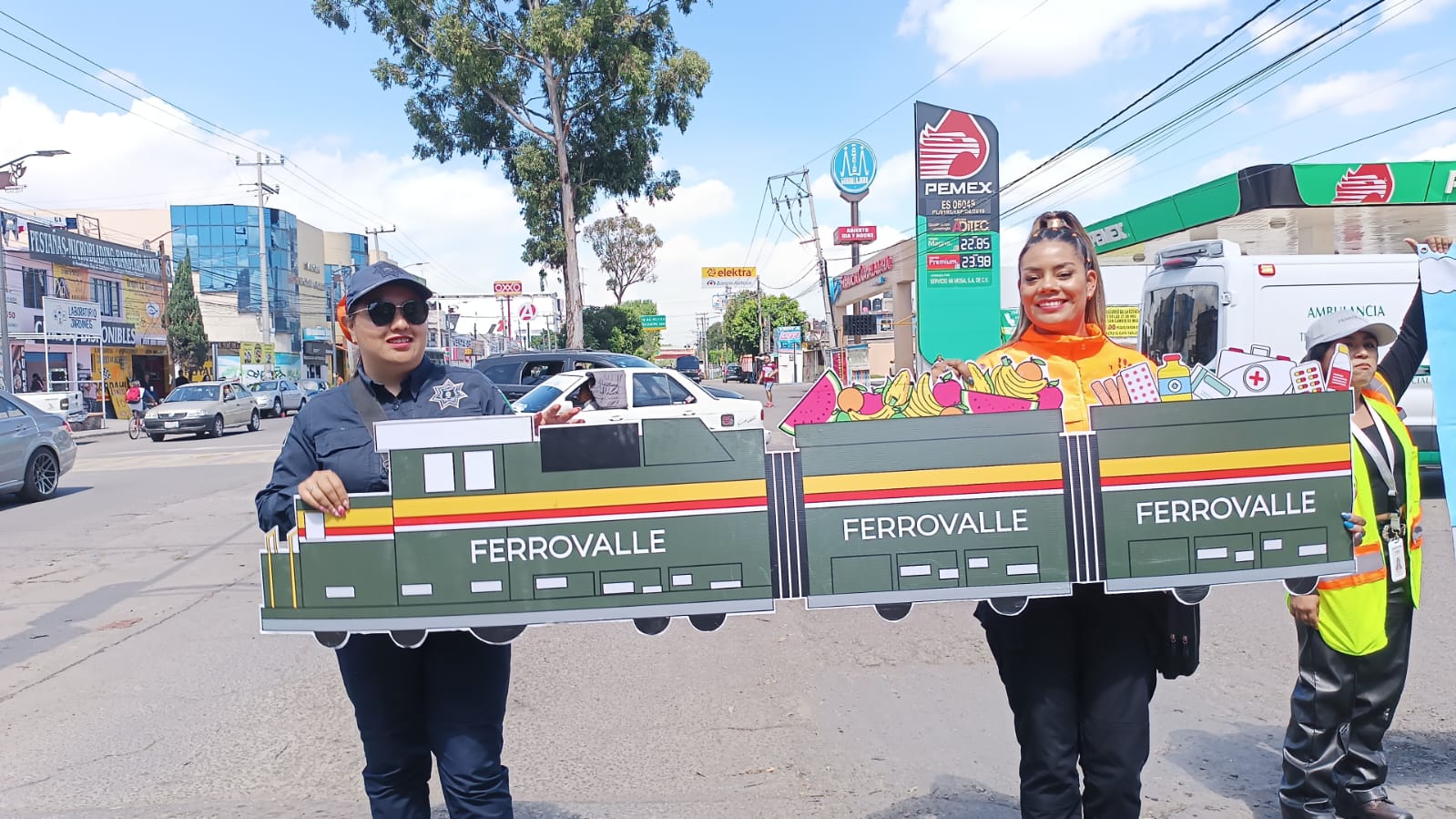 Policía Ecatepec y Ferrovalle buscan hacer conciencia sobre cruces ferroviarios