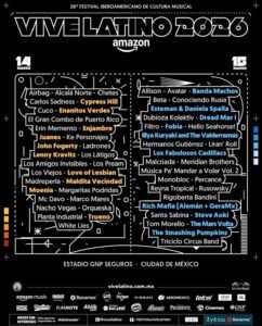 Vive Latino 2026: Un cartelazo que promete hacer vibrar la capital