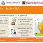 Se activa Alerta Naranja por pronóstico de temperaturas bajas para la madrugada y mañana del domingo 08/02/2026 en las demarcaciones: Milpa Alta y Tlalpan.