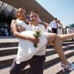 En el marco del 14 de febrero, más de 2 mil parejas se casan en bodas comunitarias en la CDMX
