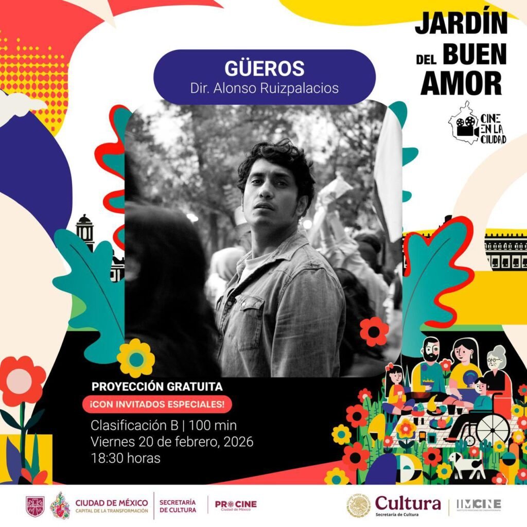 Gueros (2014) será transmitida en el Jardín del Buen Amor