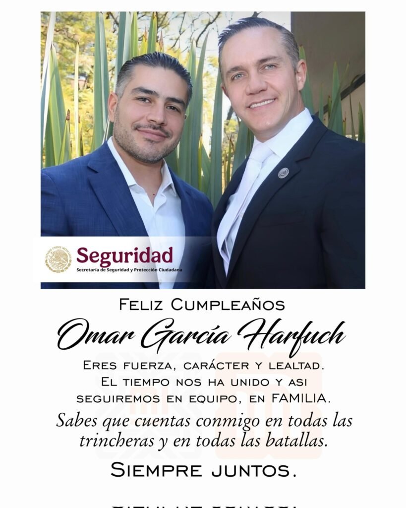 Adrián Rubalcava y Omar García Harfuch