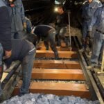 renovacion de durmientes linea b