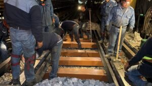 renovacion de durmientes linea b