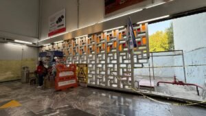 Sustitución de vitrales en Línea 2