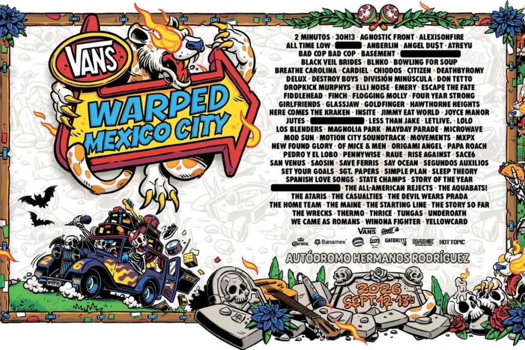 Vans Warped Tour vuelve, crece y llega a la Ciudad de México