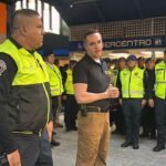 adrian rubalcava durante operativo en tasqueña en partido mexico vs portugal