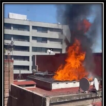 incendio en departamento en Lomas de Chapultepec