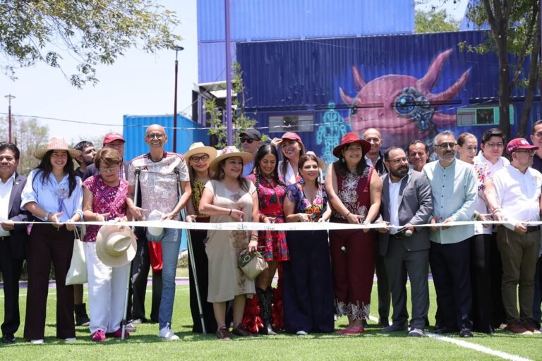 clara brugada inaugura utopia ceylan en azcapotzalco