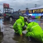 fuertes lluvias sobre via morelos el 8 de abril