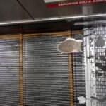 tenis atorado en las escaleras de tacubaya