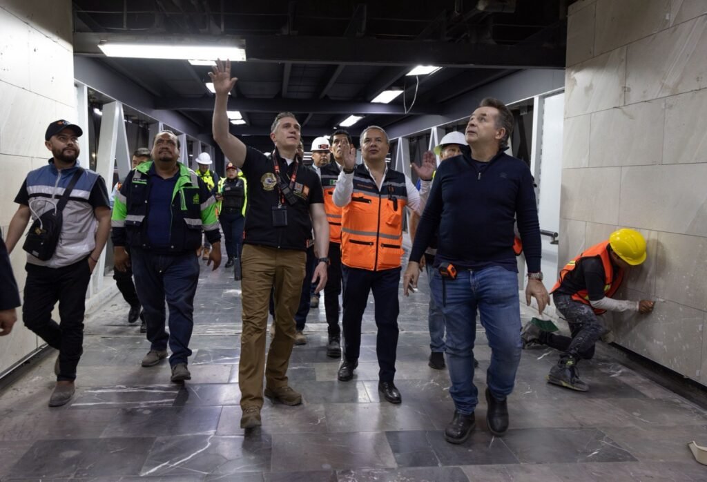 adrian rubalcava supervisa trabajos de mantenimiento en linea 2 rumbo al mundial