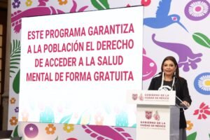 clara brugada anuncia programa de salud mental