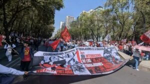 mega marcha de la cnte 15 de mayo