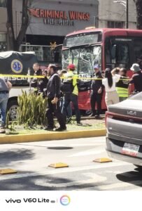 choque de metrobus