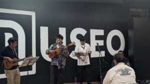 Artesano del son en el museo del metro