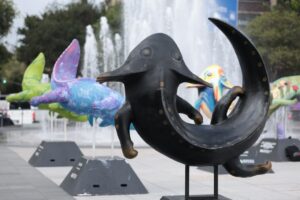 exposicion de ajolotes en el corazon