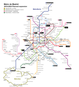 Lineas metro Madrid wikipedia