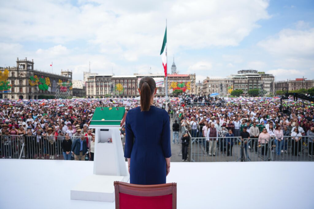 Shenbaum en el Zócalo