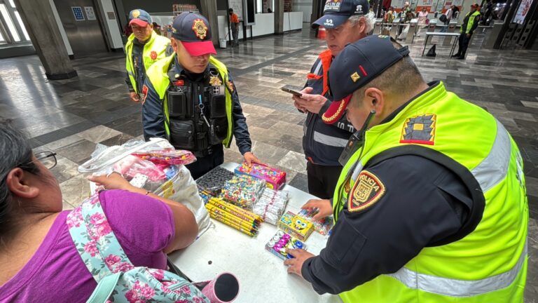 demomisan 538 kilogramos de pirotecnia