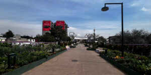 jardín flotante