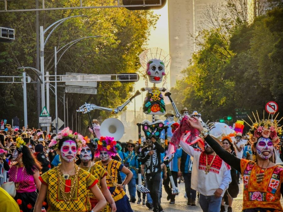 mega procesion de catrina